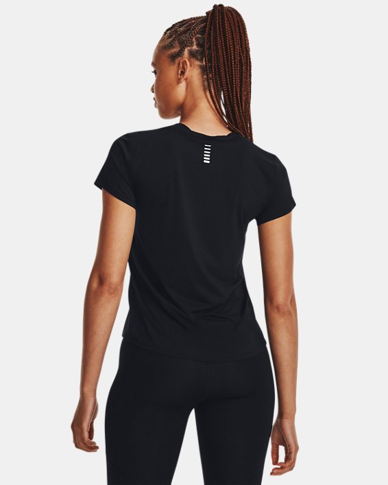 Tee-shirt UA Iso-Chill Laser pour femme, Black, pdpMainDesktop image number 1